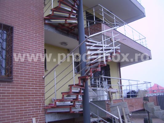 Prod Inox Construct - Scari si balustrade inox